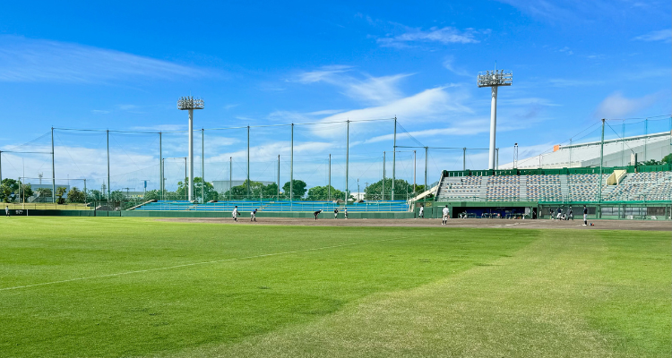 裸眼で見た野球の風景