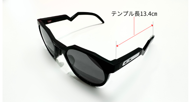 OAKLEYハウストンのテンプル部分の写真