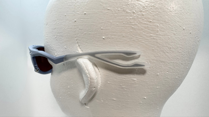 ワイヤーコアテンプル部の拡大写真