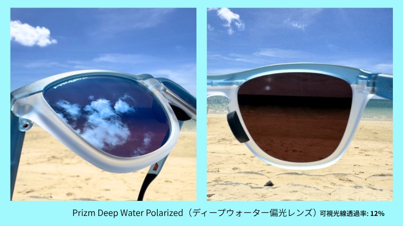 OAKLEY Prizmディープウォーター偏光レンズの写真